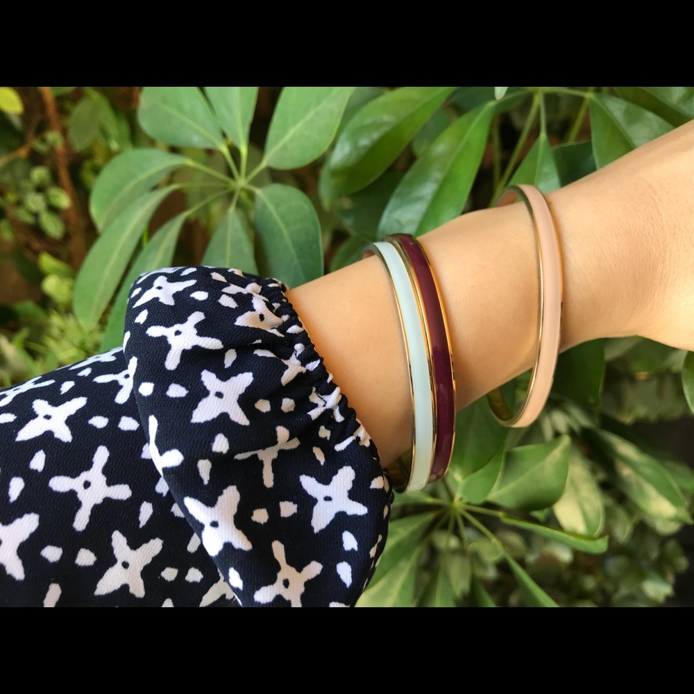 J. Crew Slim Bangle - Set of 3